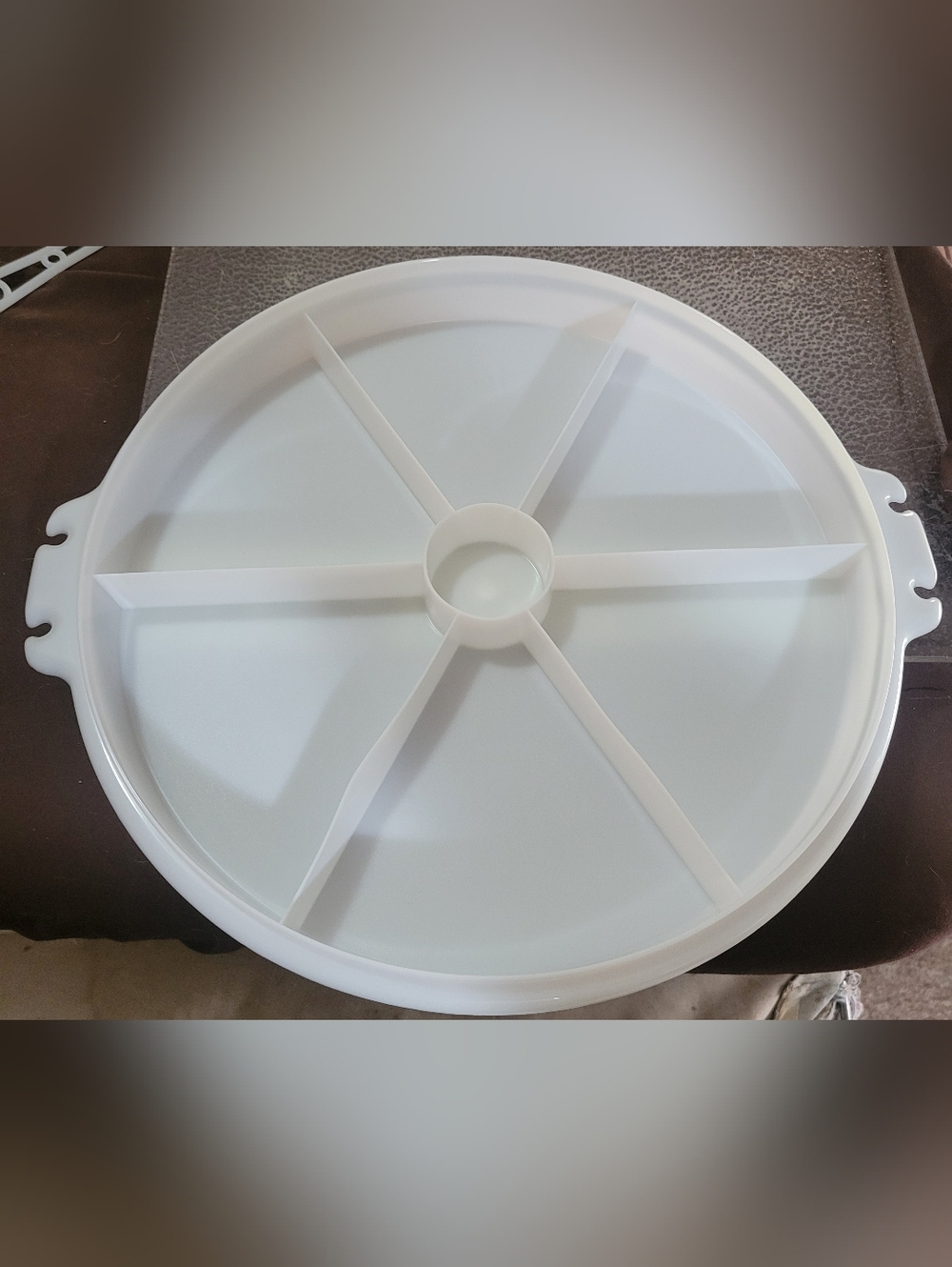 Vintage Tupperware Serving Relish Tray 405 With Lid And Handle